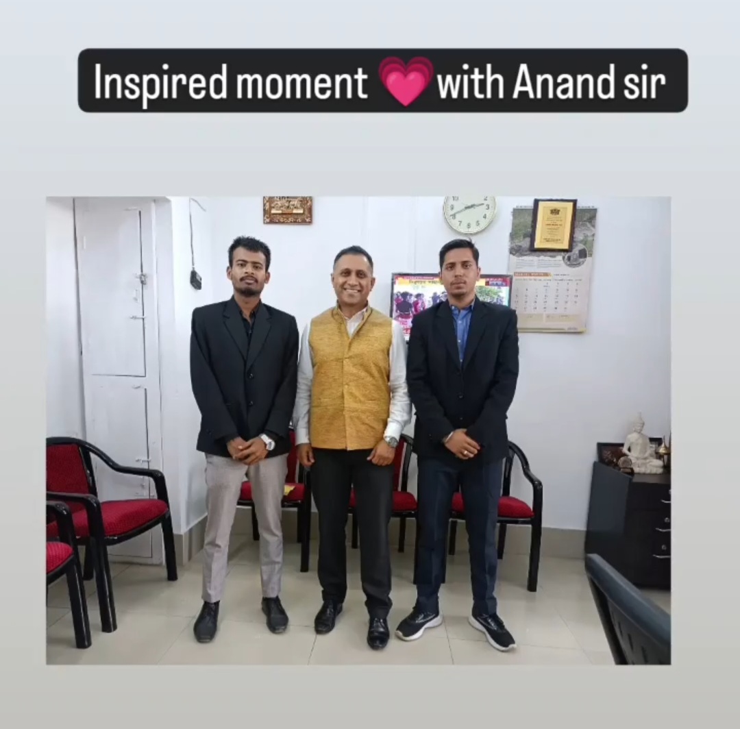 Meeting with Anand Sir